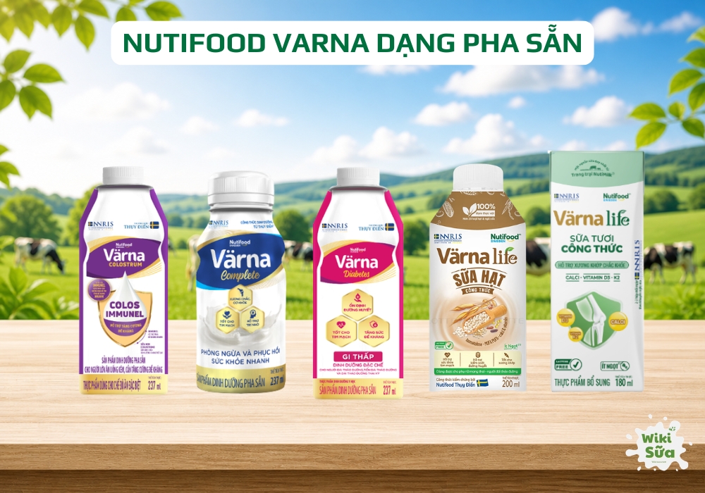 Sữa Nutifood Varna dạng pha sẵn