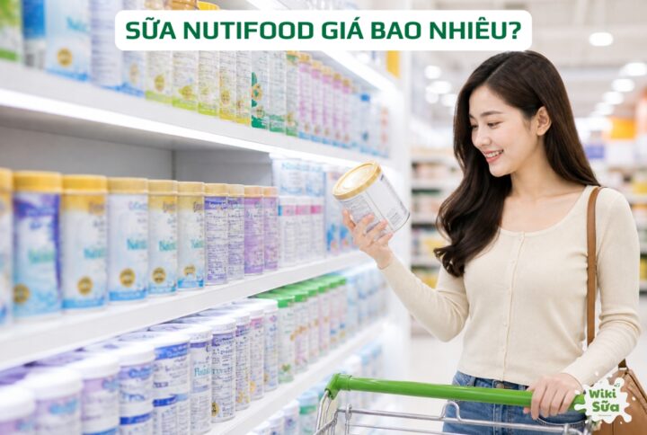 sữa nutifood giá bao nhiêu