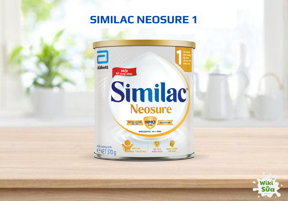 Similac Neosure 1 - bổ sung năng lượng cao, giúp trẻ sinh non hoặc nhẹ cân tăng trưởng tốt hơn. 